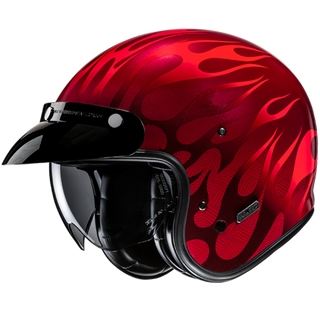HJC V31 FIRO MC-1 Open Face Helmet - Red