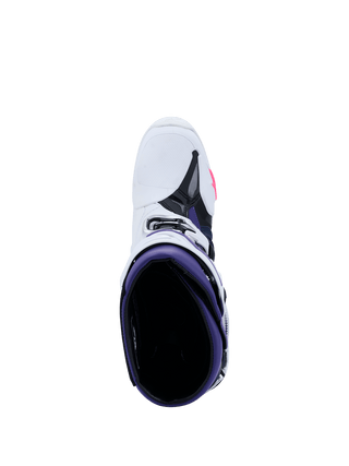 Alpinestars Tech 10 (MY20) Boots - White/Violet/Navy Blue/Fluropink