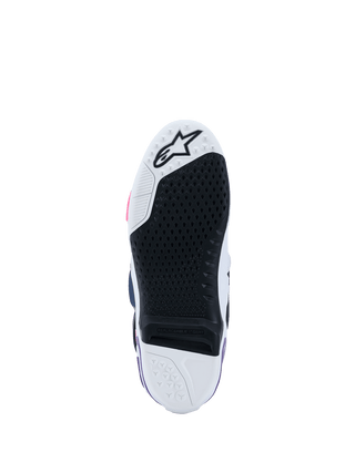 Alpinestars Tech 10 (MY20) Boots - White/Violet/Navy Blue/Fluropink