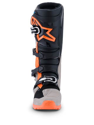 Alpinestars Tech 7 (MY26) Enduro Boots - Black/Warm-Gray/Fluro-Orange