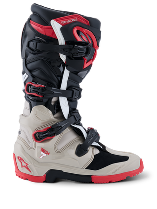 Alpinestars Tech 7 (MY26) Enduro Boots - Black/Light-Gray/Bright-Red