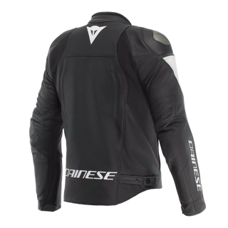 Dainese Essential 2 Perforated Leather Jacket - Black/Black/White