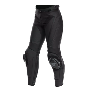 Dainese Delta 4 Ladies' Leather Pants - Black/Black