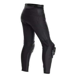 Dainese Delta 4 Ladies' Leather Pants - Black/Black