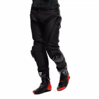 Dainese Delta 4 Perforated Leather Pants - Black/Black