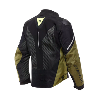 Dainese Super Sprint D-Dry Motorcycle Jackets - Black/Green/Fluro Yellow