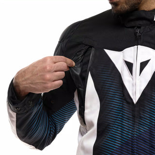 Dainese Super Sprint D-Dry Motorcycle Jackets - Black/Blue/White