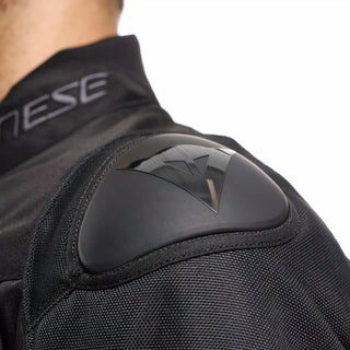 Dainese Super Sprint D-Dry Motorcycle Jackets - Black/Black/Red Lava