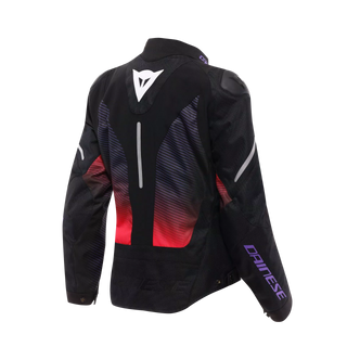 Dainese Super Sprint D-Dry Ladies Motorcycle Jackets - Black/Fuchsia/White