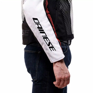 Dainese Ventar Air Tex Summer Motorcycle Jacket - Black/White/Red