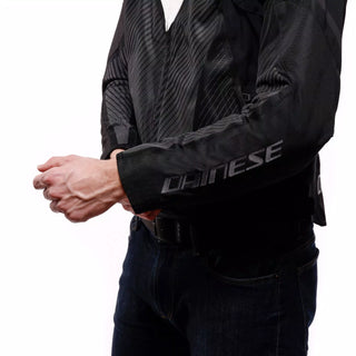 Dainese Ventar Air Tex Summer Motorcycle Jacket - Black/Anthracite/White