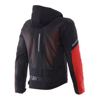 Dainese Super Sprint Air Tex Summer Motorcycle Jacket - Black/White/Red
