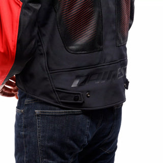 Dainese Super Sprint Air Tex Summer Motorcycle Jacket - Black/White/Red