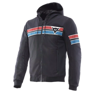 Dainese Vintedge Air Tex Summer Motorcycle Jacket - Black/Blue/Red