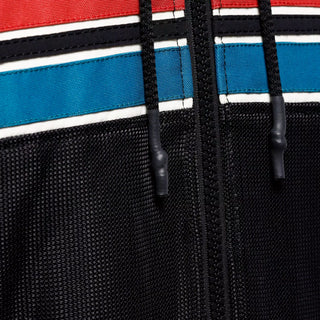 Dainese Vintedge Air Tex Summer Motorcycle Jacket - Black/Blue/Red