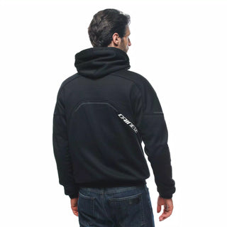 Dainese Daemon-X Safety Fullzip Hoodie - Black/Black/White