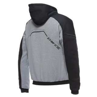 Dainese Daemon-X Safety Fullzip Hoodie - Melange Grey/Black/Red-Fluro