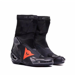 Dainese Axial 2 Air Motorcycle Racing Summer Boots - Black/Red Fluo