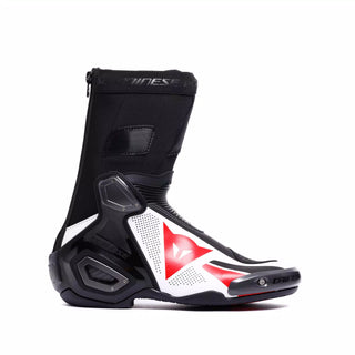 Dainese Axial 2 Air Motorcycle Racing Summer Boots - Black/White/Lava Red