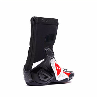 Dainese Axial 2 Air Motorcycle Racing Summer Boots - Black/White/Lava Red