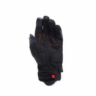 Dainese Fulmine D-Dry Men's Waterproof Gloves - Black/Black/Red