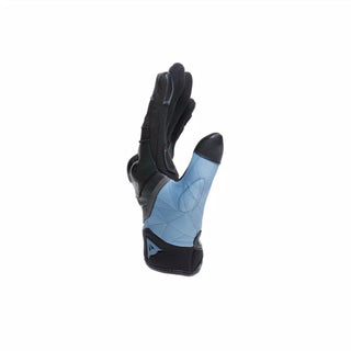 Dainese Ermex Women’s Summer Motorcycle Gloves - Black/Blue Mirage