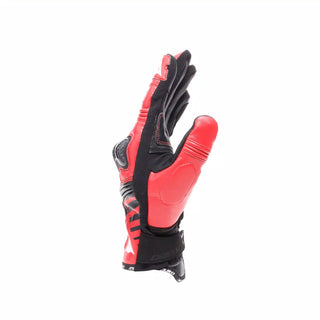 Dainese Reacto Carbon Short Motorcycle Gloves - Black/Red Lava