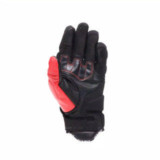 Dainese Reacto Carbon Short Motorcycle Gloves - Black/Red Lava