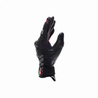 Dainese Reacto Carbon Short Motorcycle Gloves - Black/Fluro Pink