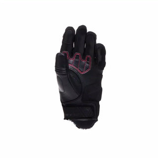 Dainese Reacto Carbon Short Motorcycle Gloves - Black/Fluro Pink
