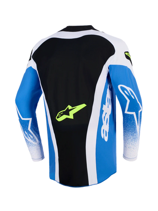 Alpinestars 2026 Techstar Knif Jersey - Ucla Blue/Black/Yellow Fluro