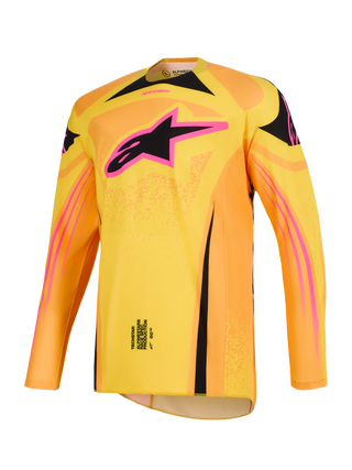 Alpinestars 2026 Techstar Nomur Jersey - Orange/Yellow/Pink