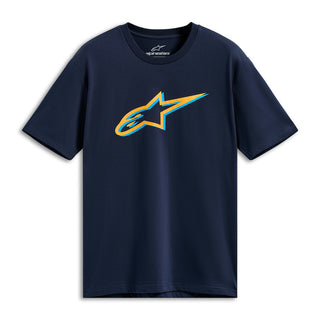 Alpinestars Ageless Shadow CSF Tee - Navy/Orange