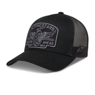 Alpinestars Heritage Patch One Size Trucker Hat Cap - Black / Grey