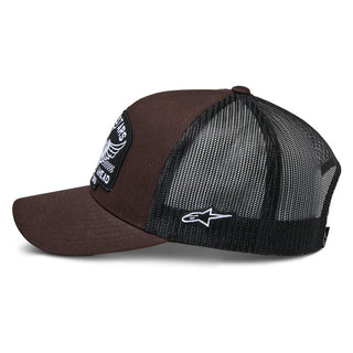 Alpinestars Heritage Patch Trucker Hat - Brown/Black