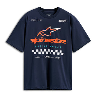 Alpinestars Aplomb Oversized Short Sleeves CSF Tee - Navy - MotoHeaven