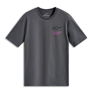 Alpinestars Pop Helmet Short Sleeves CSF Tee - Charcoal - MotoHeaven