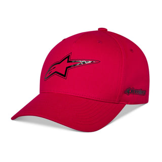 Alpinestars Carbon Fibre Snapback Hat - Red