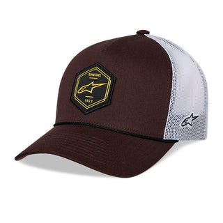 Alpinestars Hexeon Trucker Hat - Brown/White