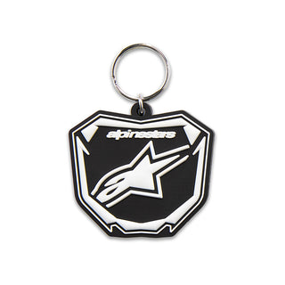 Alpinestars Plate Key Fob - Black/White