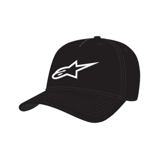 Alpinestars Ageless One Size Snapback Hat Cap - Black / White