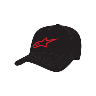 Alpinestars Ageless One Size Snapback Hat Cap - Black / Red