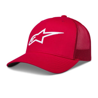 Alpinestars Ageless One Size Trucker Hat Cap - Red / Red