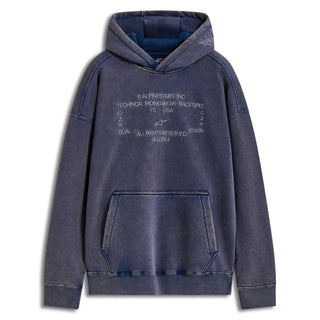 Alpinestars Infinite Washed Oversized Hoodie - Washed Navy