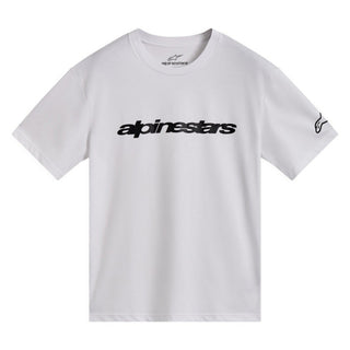 Alpinestars Race Wordmark Short Sleeve CSF Tee - White / Black