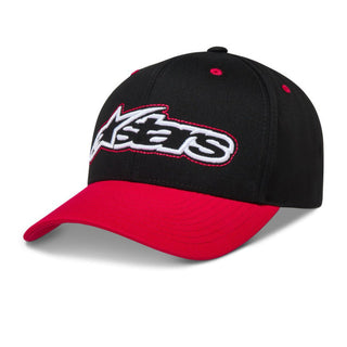 Alpinestars Retro One Size Snapback Hat Cap - Black / Red