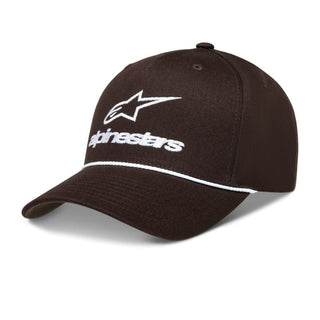 Alpinestars Combo Logo One Size Snapback Hat Cap - Brown