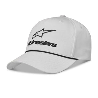 Alpinestars Combo Logo One Size Snapback Hat Cap - Off White