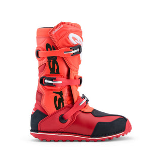 Alpinestars Tech T Trials Boots - Red Fluo Black Bright Red