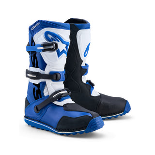Alpinestars Tech T Trials Boots - Dark Blue Black White